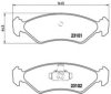 BREMBO P 24 044 Brake Pad Set, disc brake